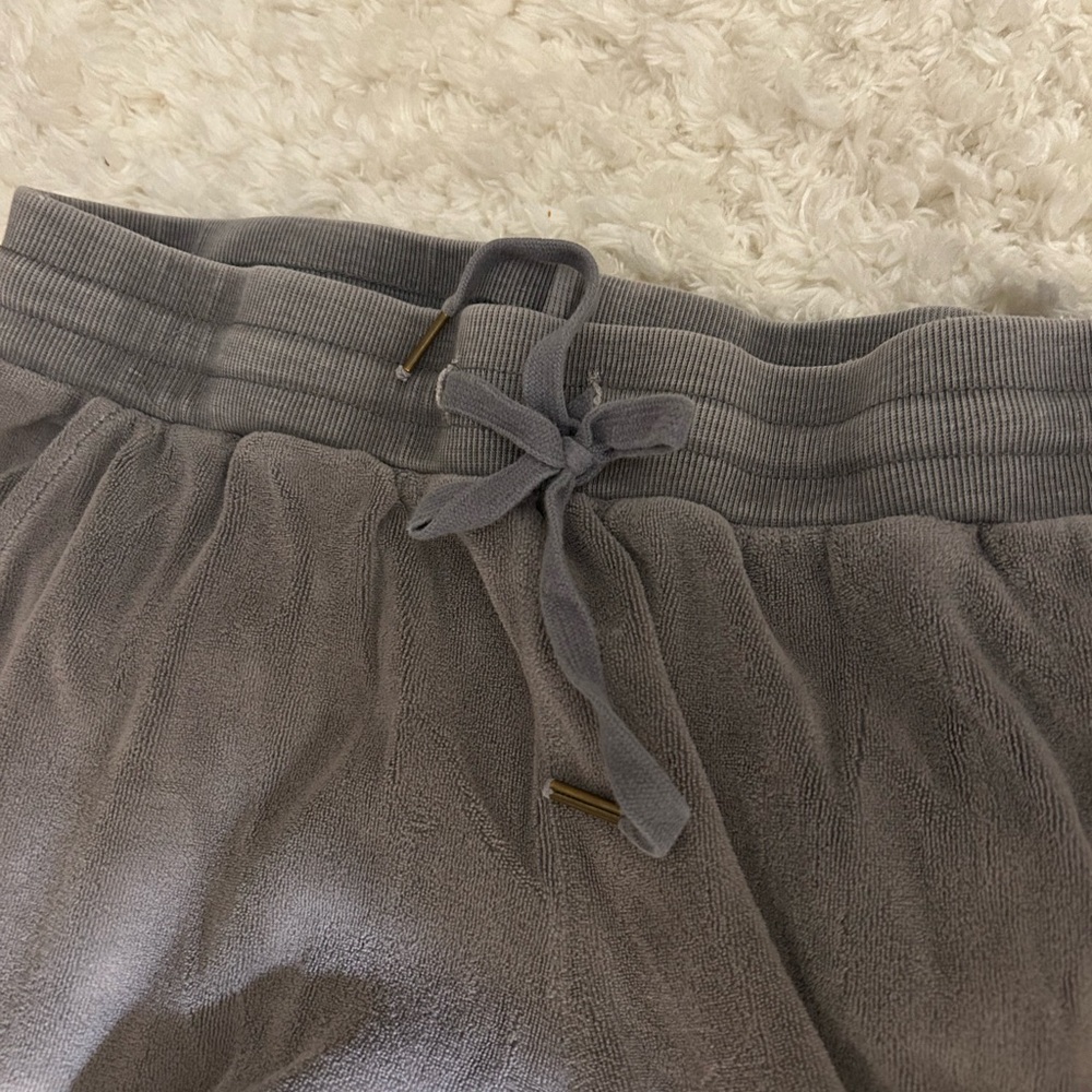 Young Fabulous Broke Womens Small PullOnJogger Pants Gray75%Cotton Elastic Waist